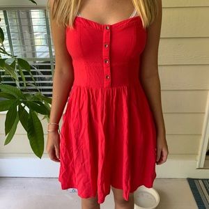 Express Red Dress with Pockets! Size S